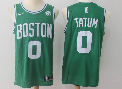 Boston Celtics #0 Jayson Tatum Jersey Green fan Edition