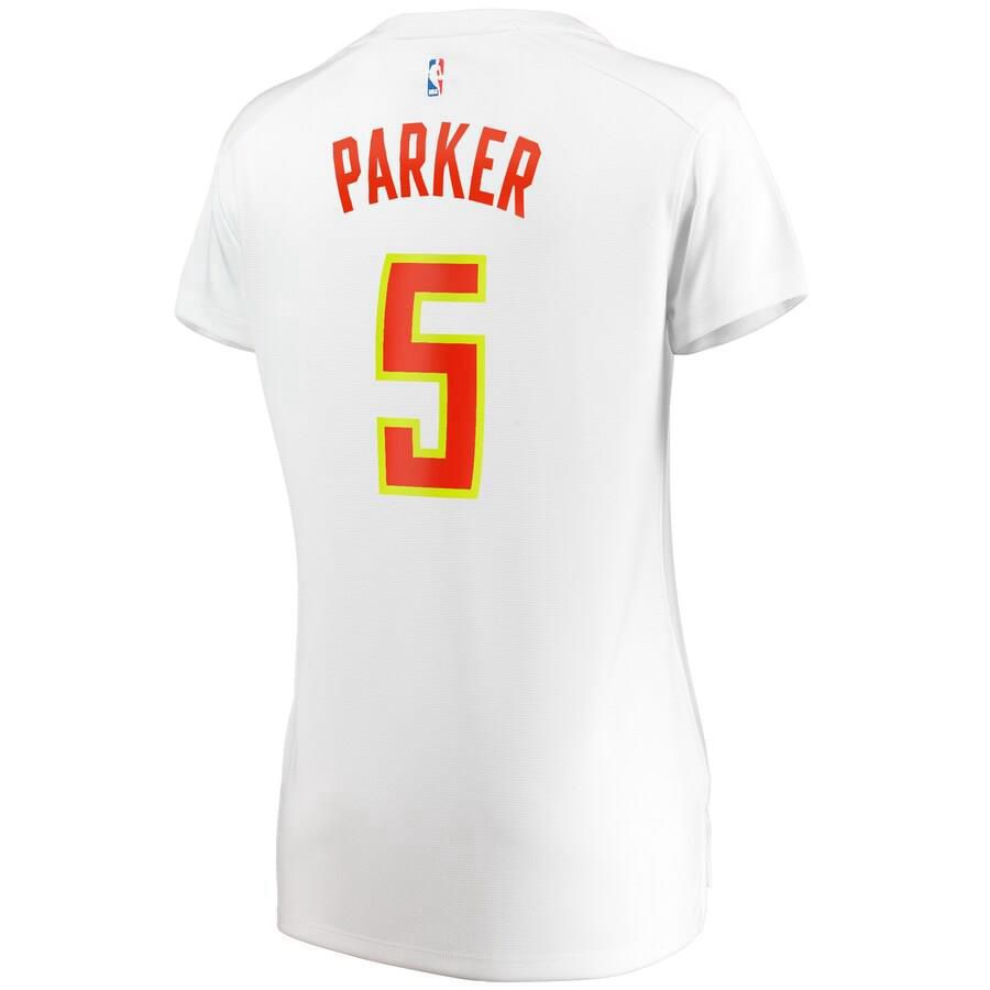 Atlanta Hawks Jabari Parker Fanatics Branded Replica Fast Break Player Association Jersey Womens - White | Ireland K0492G8